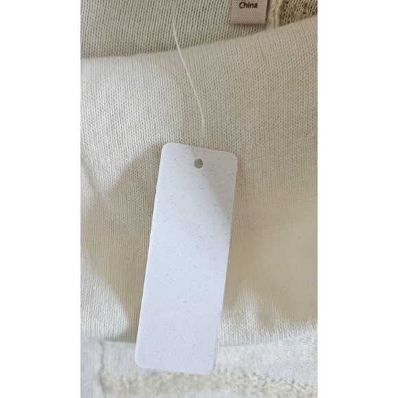 Soft Surroundings Woman Size S New Tunic Sweater Cotton Blend Textured Cowl Neck - Picture 9 of 9